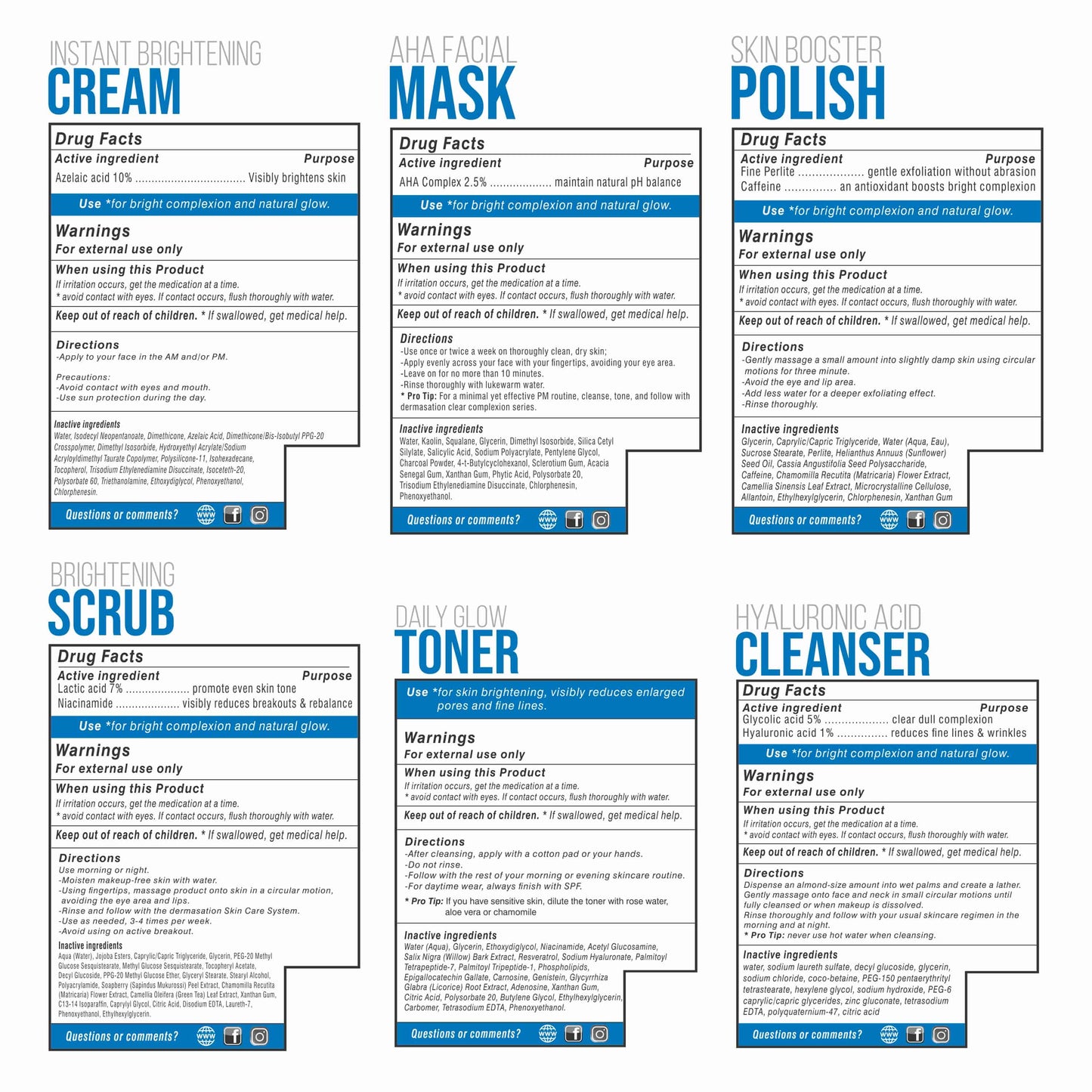 Whitening Facial Kit 200g with Serum