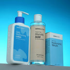 Glass Skin Bundle | Glycolic Acid 7% Toner + Daily Moisturizing Lotion + Hyaluronic Acid Serum
