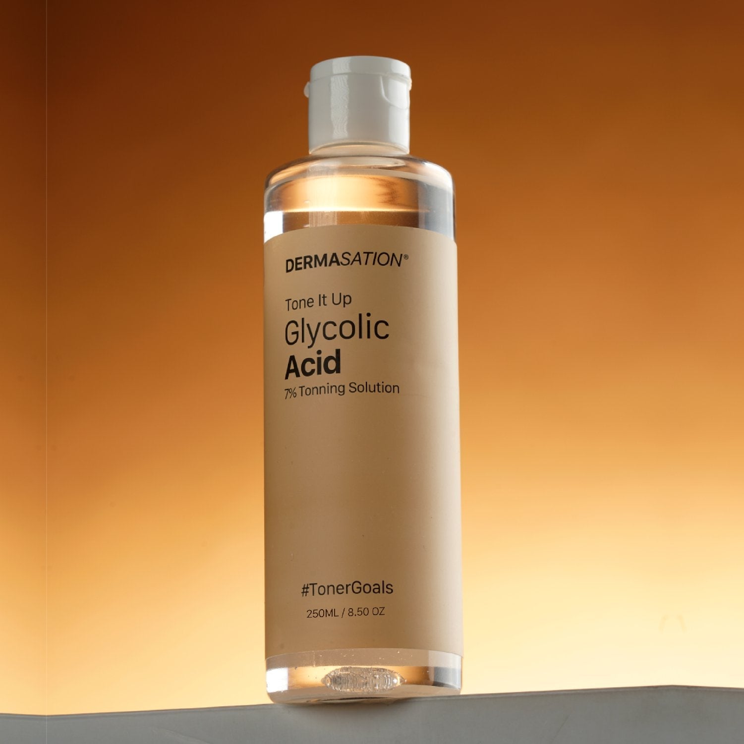 Dermasation Glycolic Acid 7% AHA BHA exfoliating toner bottle 250ml