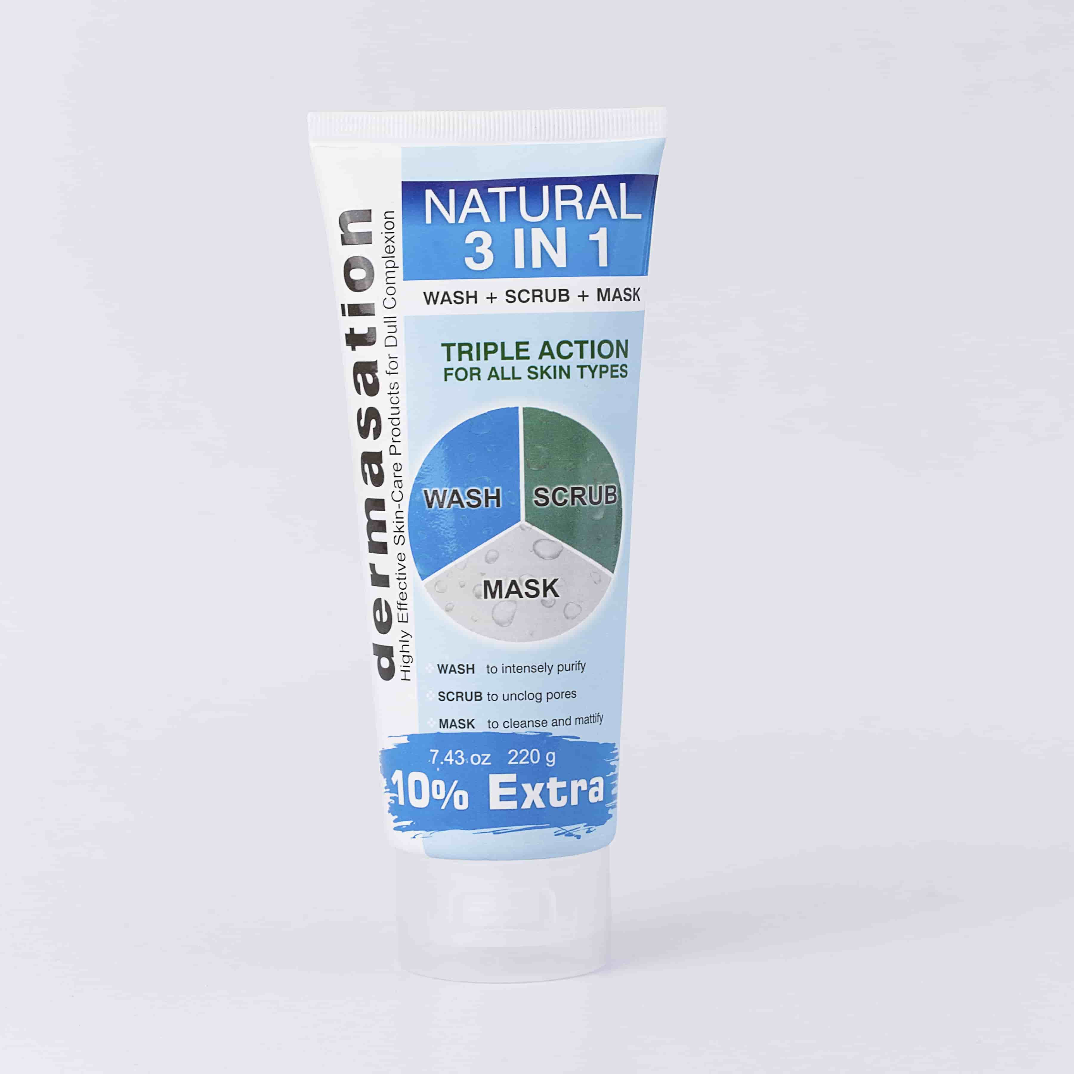 3 IN 1  WASH+SCRUB+MASK