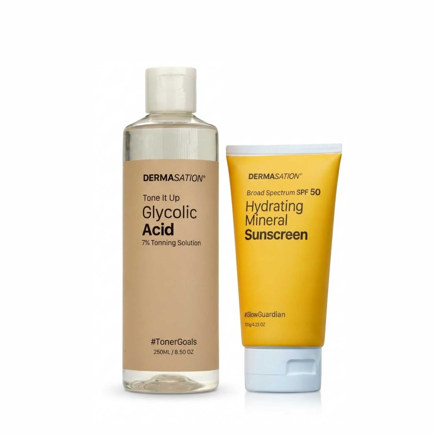 Repair & Protect Bundle | Glycolic Acid 7% Toner + SPF 50 Sunscreen