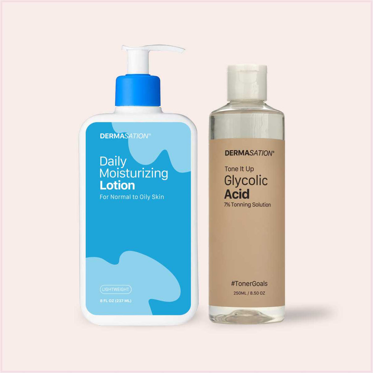 Skin Repair Bundle | Glycolic Acid 7% Toner + Daily Moisturizing Lotion