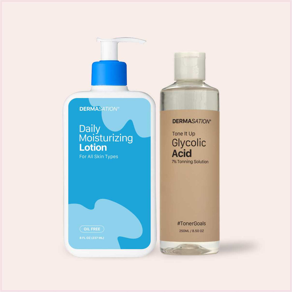 Skin Repair Bundle | Glycolic Acid 7% Toner + Daily Moisturizing Lotion