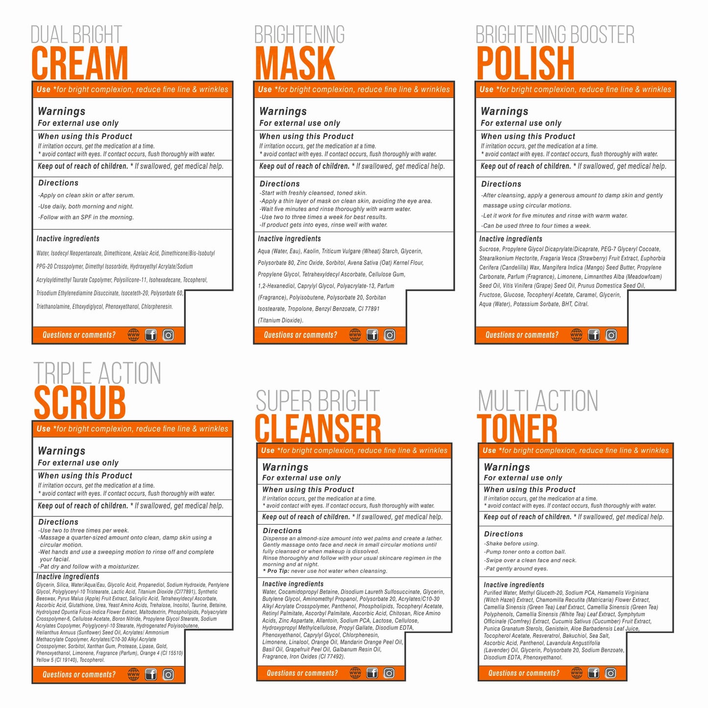 Vitamin C Facial Kit 200g