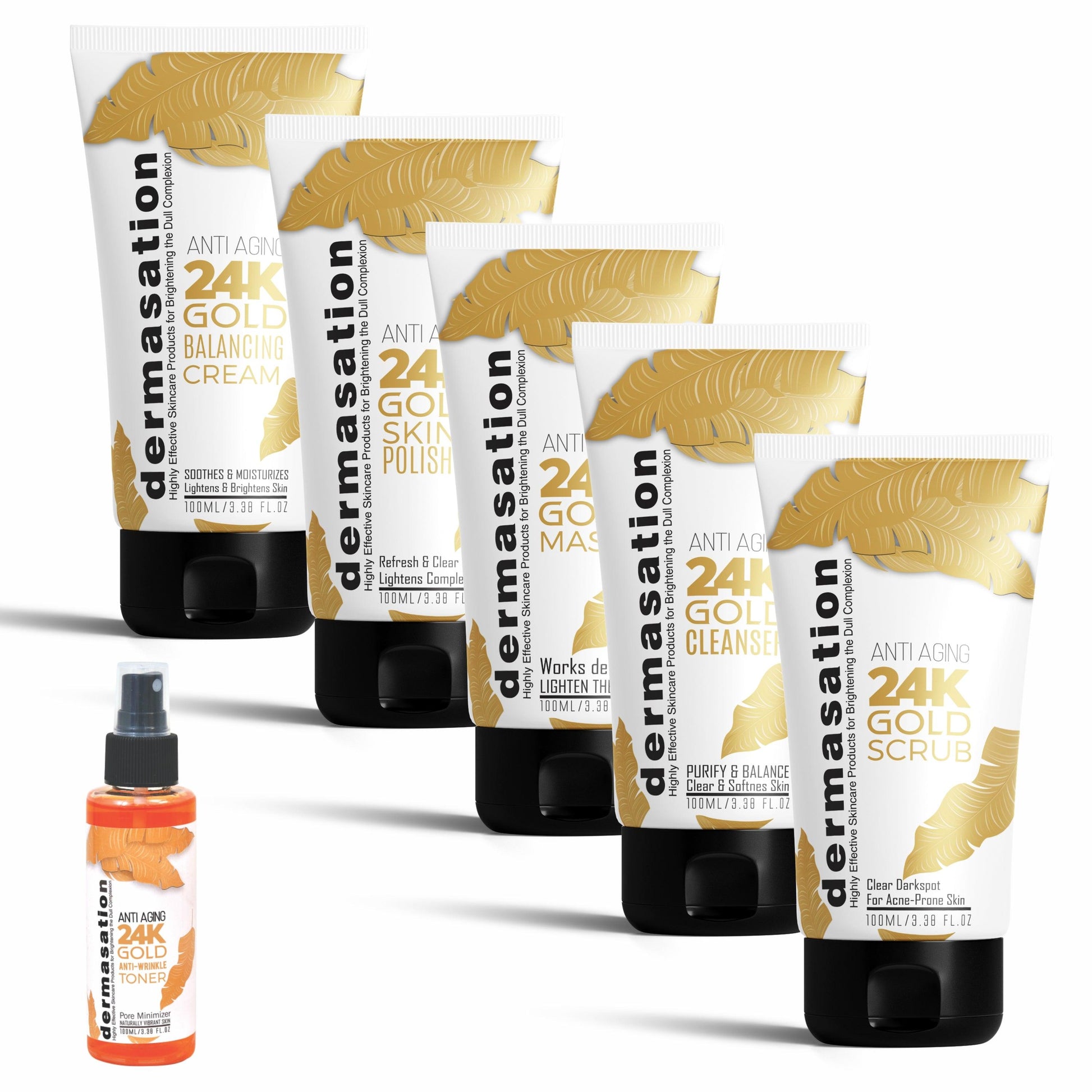 24k Gold Facial Kit - Dermasation